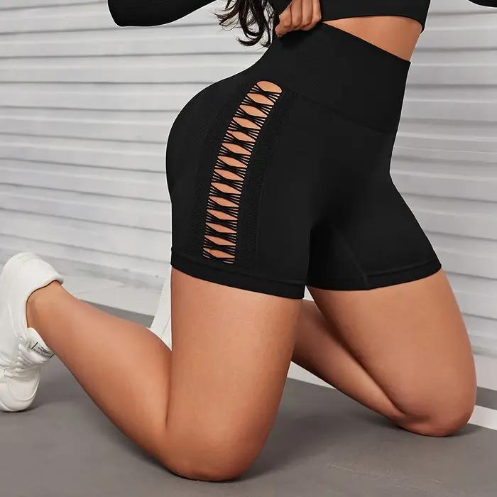 Taille haute ascenseur hanche élastique femmes Leggings décontracté en plein air course et cyclisme