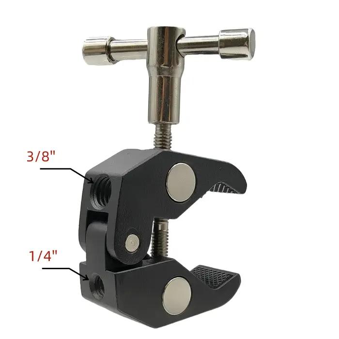 Bras articulé magique en alliage d'aluminium de 11 pouces avec pince super-clamp pour appareil photo reflex numérique, écran LCD, éclairage vidéo LED