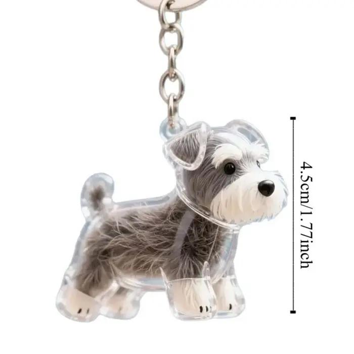 Porte-clés en forme de chien pour animaux de compagnie, boîte de rangement pour poils de chien, pendentifs chiot faits main DIY pour Halloween et autres occasions spéciales
