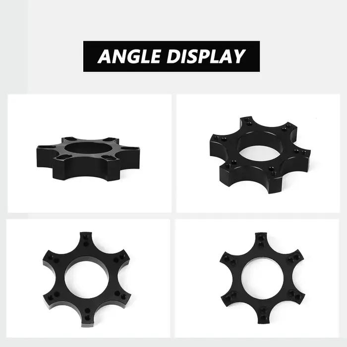 Nouvelles plaques d'adaptation d'entretoises de roue en aluminium de 70 mm, base d'adaptateur de vol
