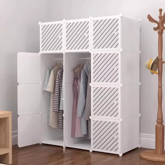 Chambre enfants porte-vêtements organisateur tiroir chaussure salon porte-vêtements étagères femmes Szafa Tekstylna Na Ubrania meubles