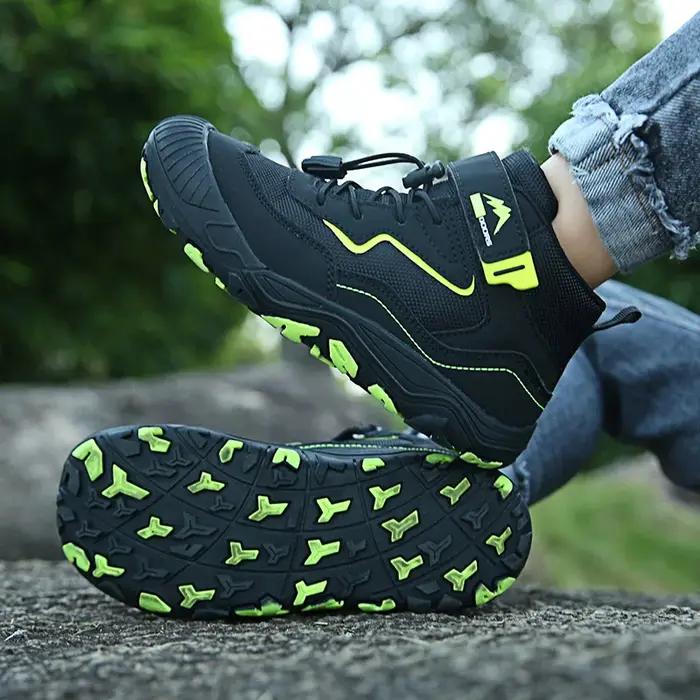 Bottes de randonnée pour enfants, chaussures de randonnée Anti-Collision et antidérapantes pour garç