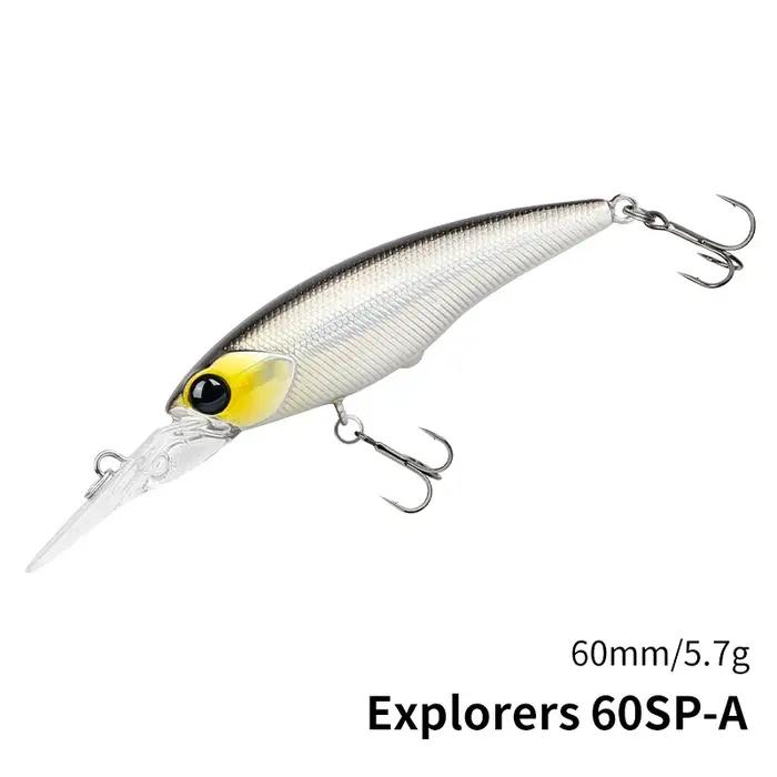 Leurre de pêche Tsurinoya en miniature poisson plongeur suspendu pour brochet perche eau salée eau douce lac rivière pêche plage océanique