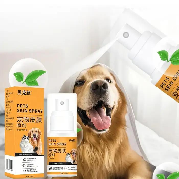 Spray de Soin Cutané Naturel Botanique Anti-Démangeaisons pour Chiens et Chats
