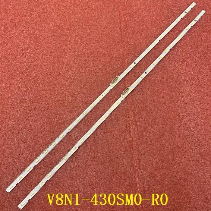 Bandes de rétro-éclairage LED pour Samsung UE43RU7172U UE43NU7475 UE43NU7445 UE43NU7400 UE43RU7100 U