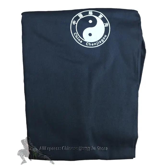 Pantalon de Tai Chi Kung Fu en coton noir, pour Wushu, arts martiaux, Wing Chun, Qigong, méditation