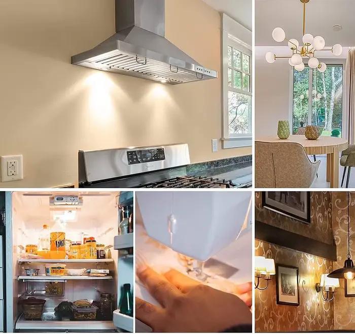 88 perles E14 G9 LED lumières 15W 220V petite lampe ampoule sans ombre pas de scintillement 360 degr