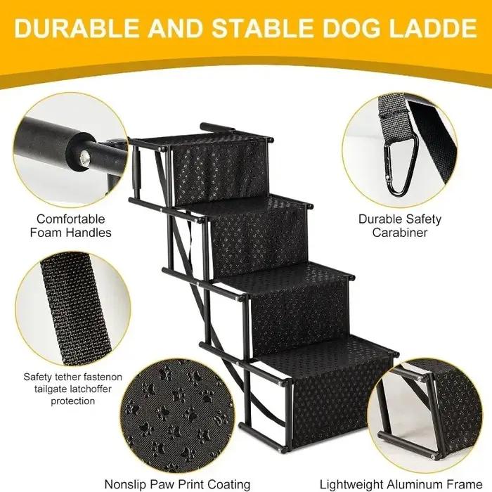 Rampes pliantes portables pour animaux de compagnie avec sangle