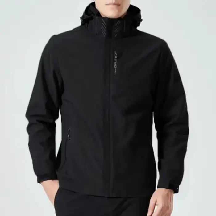 Veste d'extérieur à capuche pour hommes, coupe-vent imperméable, pour escalade, randonnée, poinçonnage, vêtements masculins, offre spéciale, automne et printemps