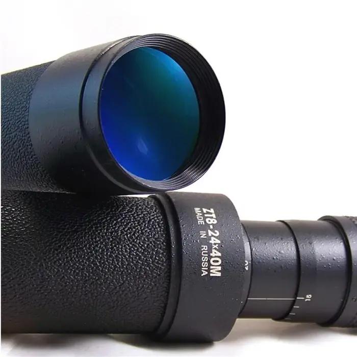 Monoculaire russe Baigish 8-24x40 zoom grand objectif longue portée - Métal haute puissance HD longue-vue espionnage