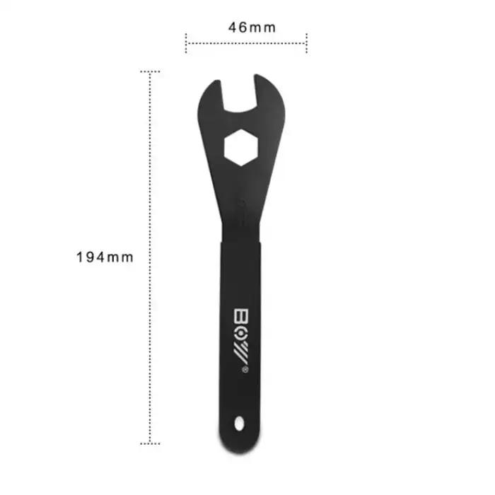 Clé conique de moyeu de vélo de 2mm, 13/14/15/16/17/18/19mm, clé à cône ouvert, outil de réparation