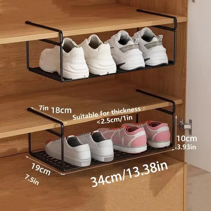 Etagère à chaussures créative en couches en métal pour salon chambre à coucher bureau armoire à chaussures occasions spéciales