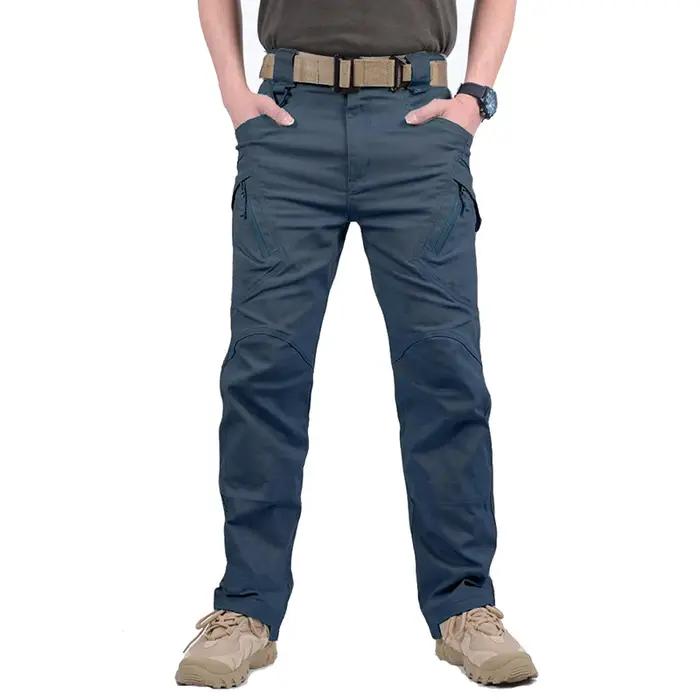 IX9 City – pantalon Cargo tactique pour hommes, en coton extensible, militaire de travail, Flexible,
