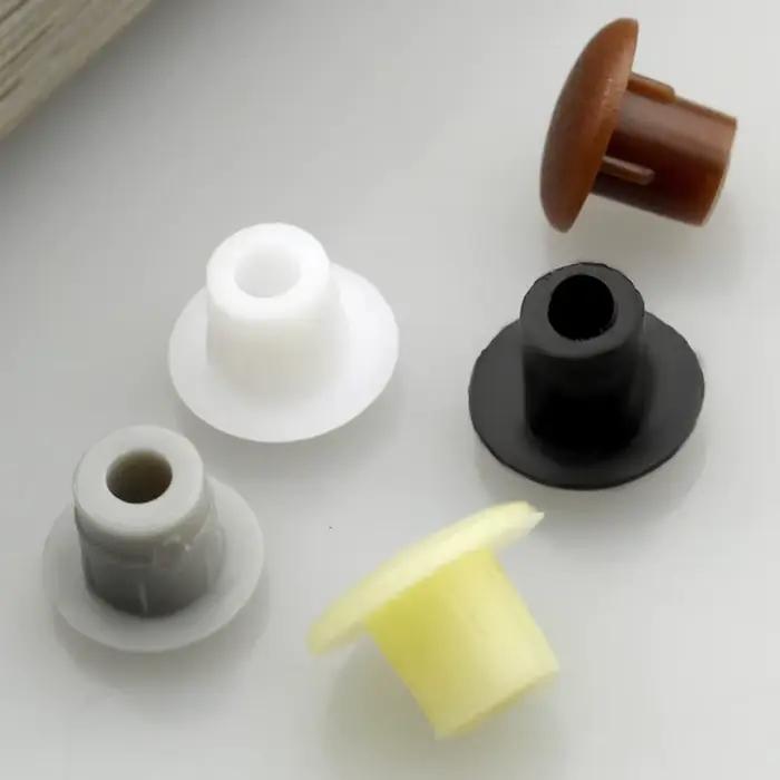 Bouchon en caoutchouc pour embellissement de meubles, 100 pièces/lot, trou de 5cm, bouchon en plasti