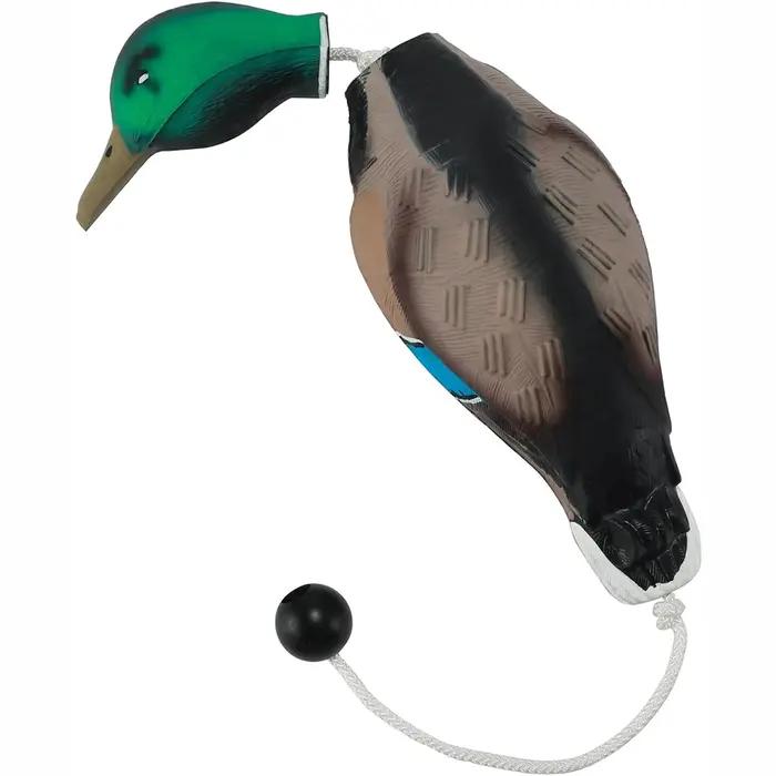 Leurre canard mort flottant pour entraînement chiens de chasse - Bumper durable pour retrievers - Gibier d'eau