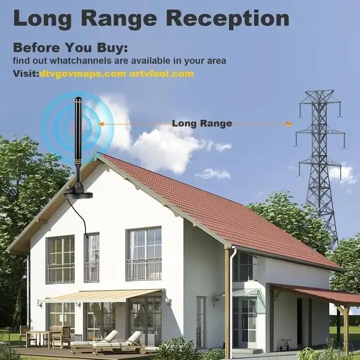 Antenne TV intérieure pour smart TV intérieure et extérieure