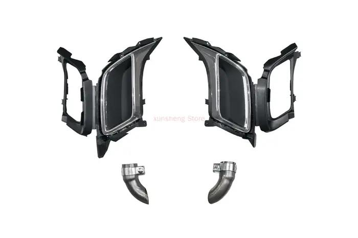 Diffuseur de pare-chocs arrière pour Tiguan, embouts de tube à double accès pour Tiguan 2017, 2018,