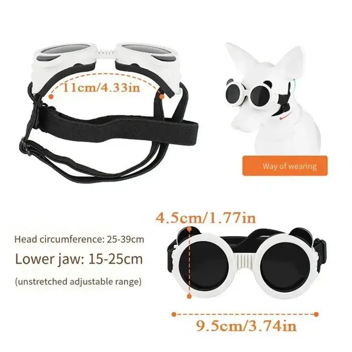Lunettes de soleil anti-UV pour chien