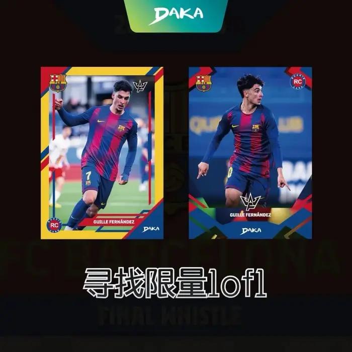 Daka Genuine 2026 FC Barcelona Final Whistle Series Messi Neymar Pau Gasol Player Club Signed Jersey Collectible Card Gifts