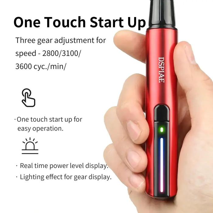 DSPIAE bricolage ES-A ponceuse alternative stylo de meulage électrique modèle en plastique tête de p