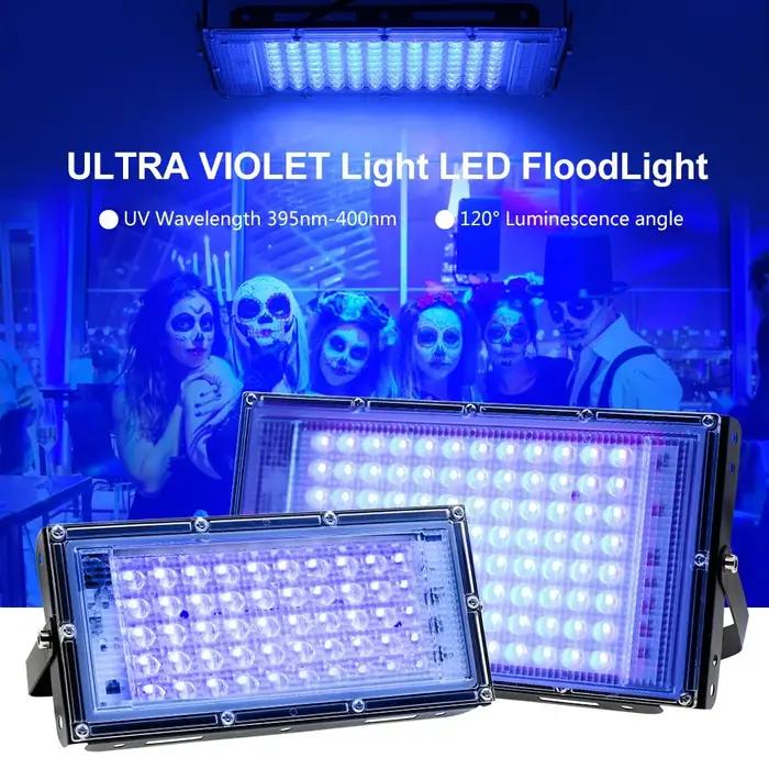 220V 50W 300W LED lampe à polymérisation UV ultraviolette 395nm 365nm 405nm colle UV impression pulv