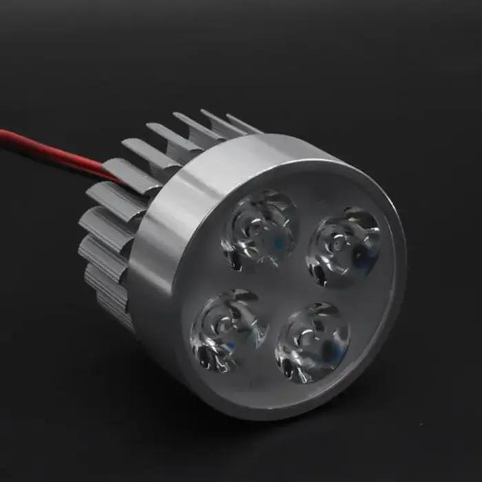 Phare antibrouillard étanche pour moto, budgétaire de sauna, conduite DRL, 4LED, 12 V-85V