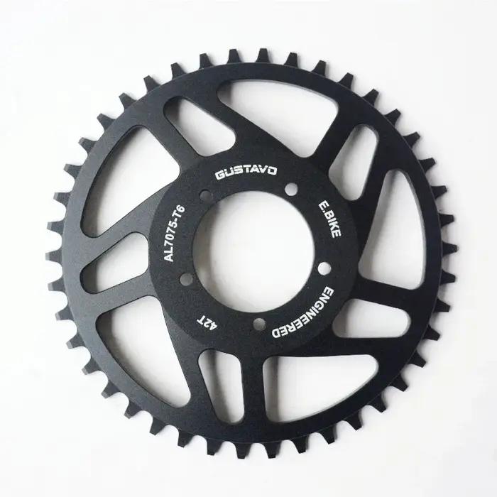 GUSTAVO e-bike chaîne 42T pour BAFANG BBS01 BBS02 BBSHD M625 haute qualité en alliage d'aluminium ac