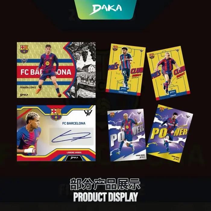 Daka Genuine 2026 FC Barcelona Final Whistle Series Messi Neymar Pau Gasol Player Club Signed Jersey Collectible Card Gifts