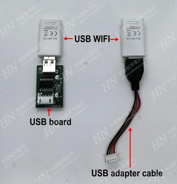 Nouveau module WIFI midea Carrier carte USB US/EU-SK105 CE-OSK201 EU-SK103X CE-KFR26G/Y-12F CE-2.4G-