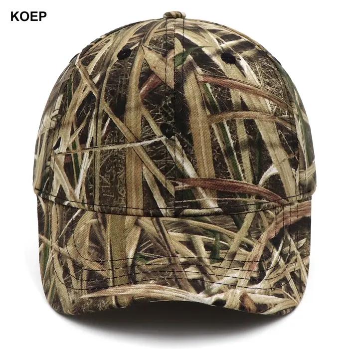 Casquette camouflage roseaux KOEP KBMO8 - Baseball cap chasse pêche outdoor jungle