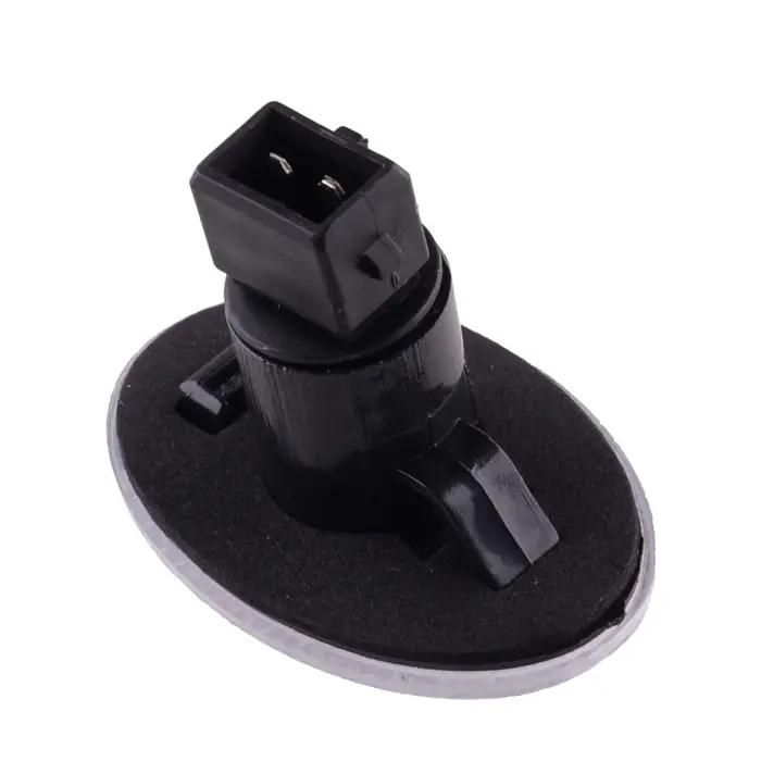 Indicateur lumineux de marqueur latéral de voiture, lentille transparente avec ampoules LED, 2 broch