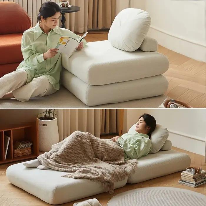 Canapé paresseux pour une personne, détachable et lavable, meubles de maison, salon, canapé-lit, dou