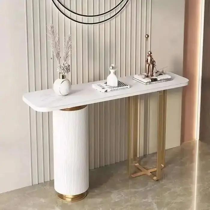 Console de rangement en ardoise de luxe pour entrée, couloir, bar et salon, design moderne, six couleurs vibrantes, rangements pratiques, idéal pour offrir à des occasions spéciales