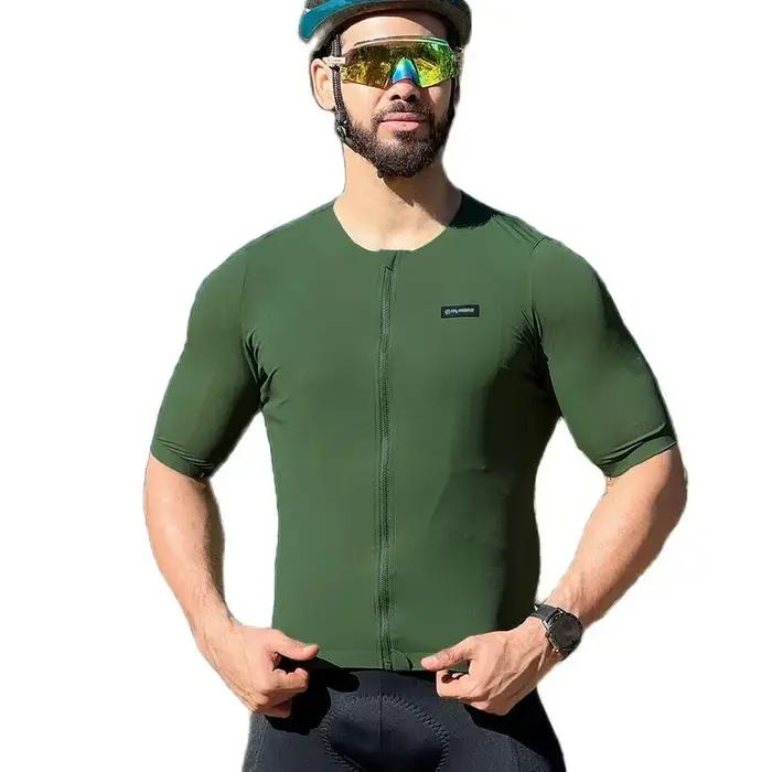 YKYWBIKE Maillot de cyclisme à manches courtes pour homme chemises de vélo VTT vêtements d'équitatio