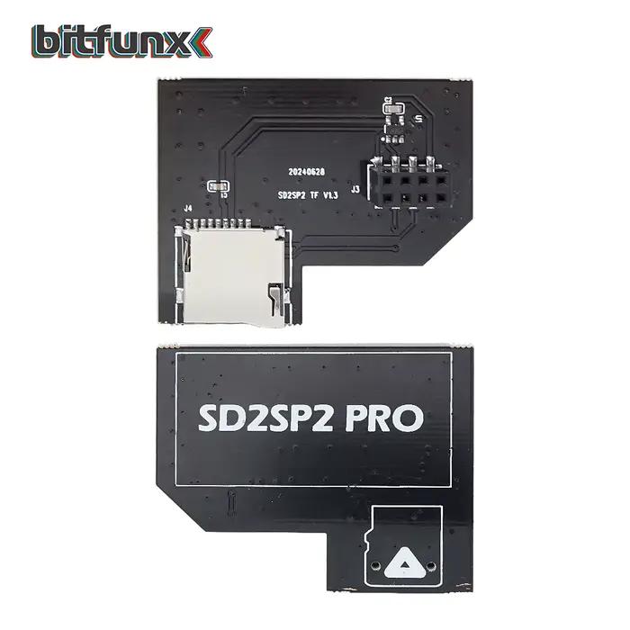 Bitfunx V1.3 SD2SP2 Pro adaptateur de carte SD charge SDL carte Micro SD lecteur de carte TF pour Ni