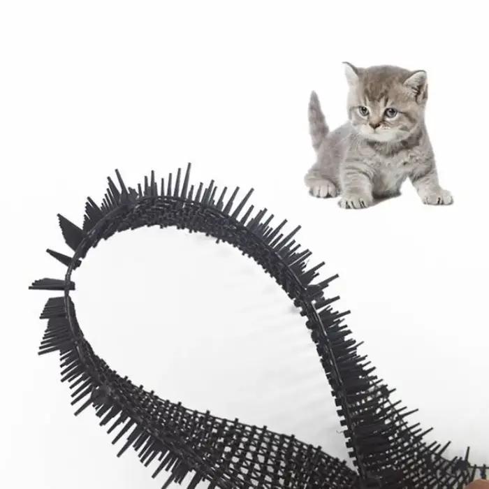 Tapis anti-griffes pour chats de 2 à 4 mètres, en plastique, avec pointes dissuasives, pour protéger jardin et intérieur, en beige, brun, or ou orange