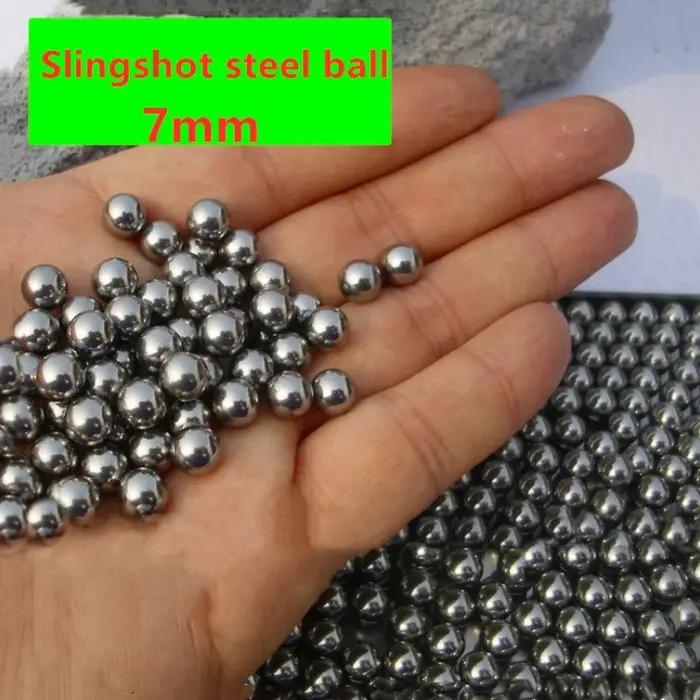 Boules en acier pour tir à la fronde, 1kg, 6mm, 7mm, 8mm, 8.5mm, 9mm, 9.5mm, 10mm, 11mm, 12mm, catapulte de chasse, frappe, munitions de fronde, perle en acier
