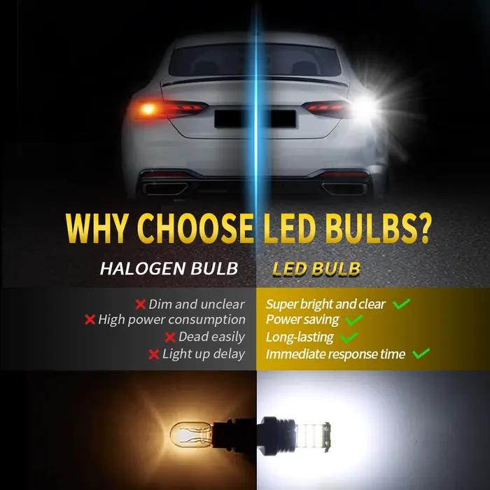 Oprah 10X lumière LED de voiture haute luminosité 1157 BAY15D T20 7443 T25 3157 45*4014SMD Canbus po