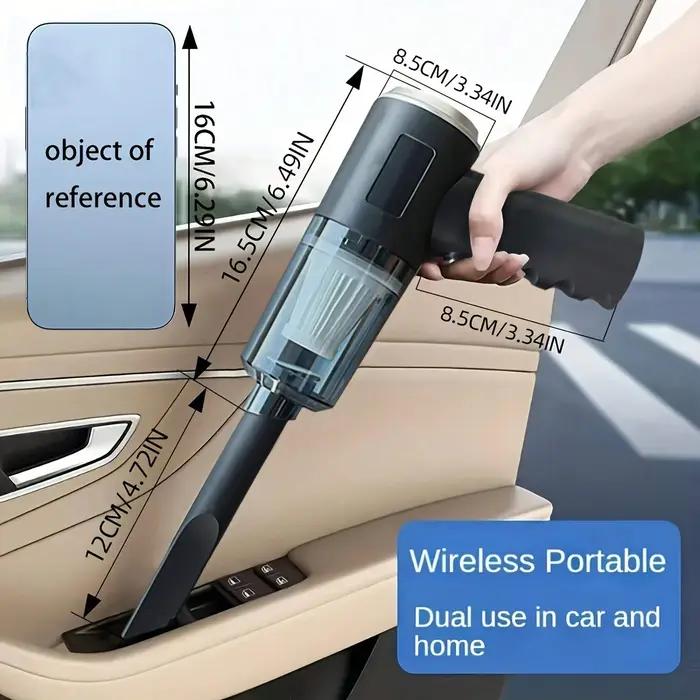 Aspirateur soufflant intégré pour voiture et ménage, chargement USB, aspirateur soufflant, petit, 3