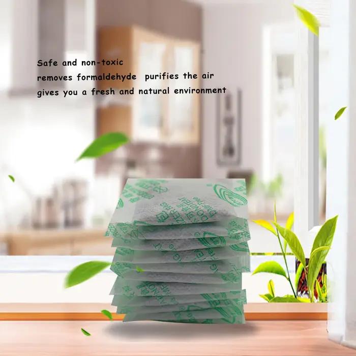 Sac à charbon actif naturel pour éliminer les odeurs et l'humidité pour maison, chaussures, placards et voiture