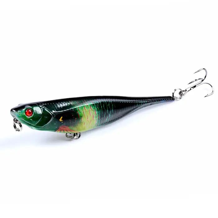 Crankbaits leurres de pêche mer Top marcheurs chien Surface flottant Wobblers pour la traîne brochet