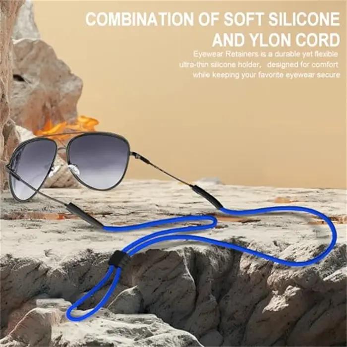 Sangle de lunettes de sport, support de lunettes de soleil pour hommes et femmes, retenue de lunette