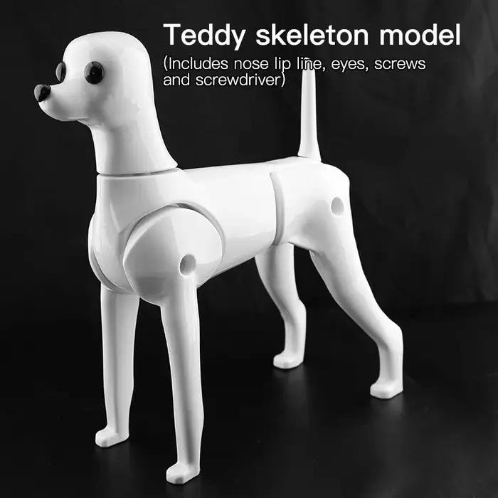 Fenice Simulation d'animaux de compagnie toilettage faux chien modèle pratique