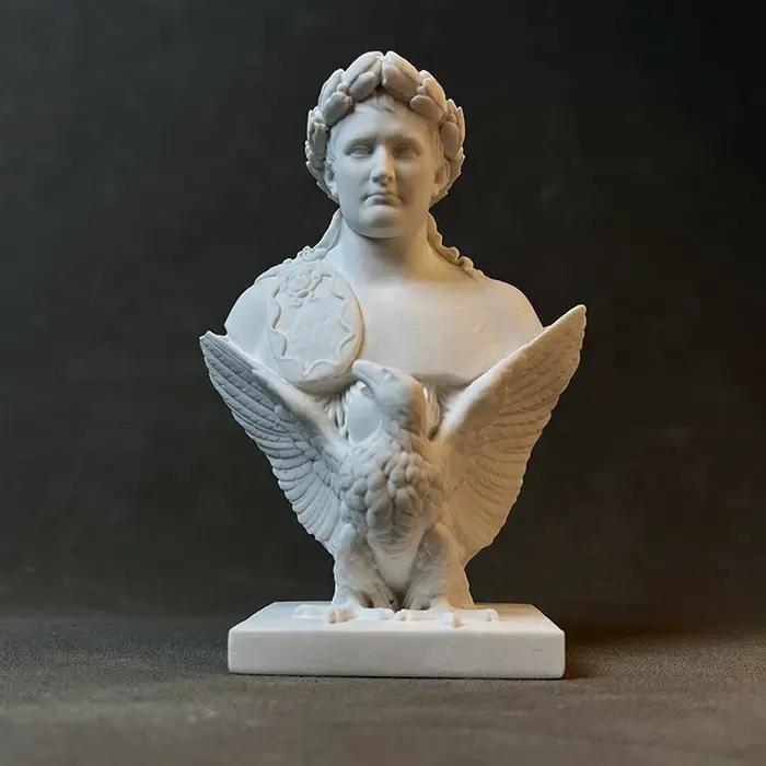 Sculpture de buste Napoléon moderne, modèle d'étagère, armoire à vin, Sculpture artistique décorative, artisanat, décoration esthétique intérieure