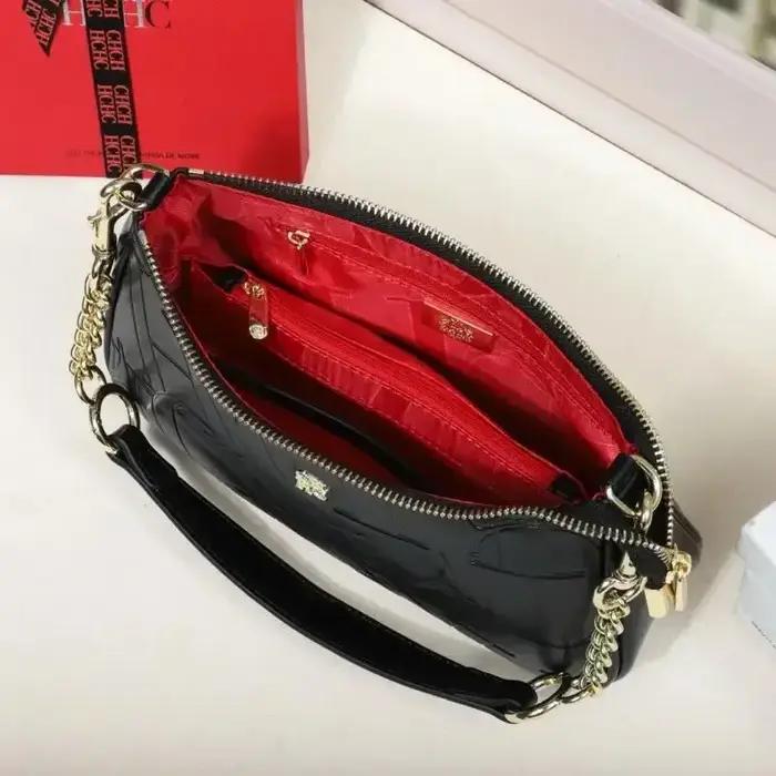 CH – sac à bandoulière Simple pour femmes, sac à main cloison de mode, marque de luxe Durable, sac à
