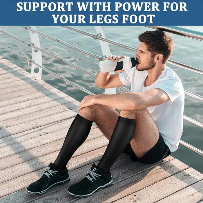 Chaussettes de compression médicale 20-30mmHg pour chasseurs - Soulagement varices fatigue jambes sport