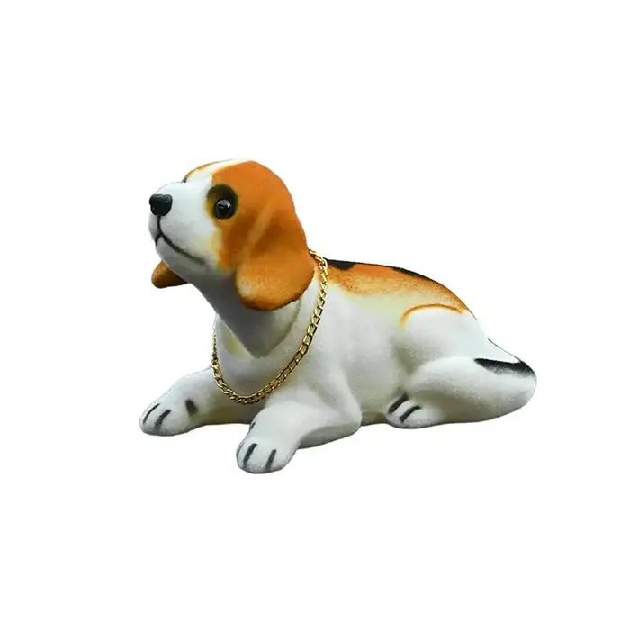Décorations de chien mignonnes pour voiture secouant la tête Husky Bobble tête chien ornements de vo