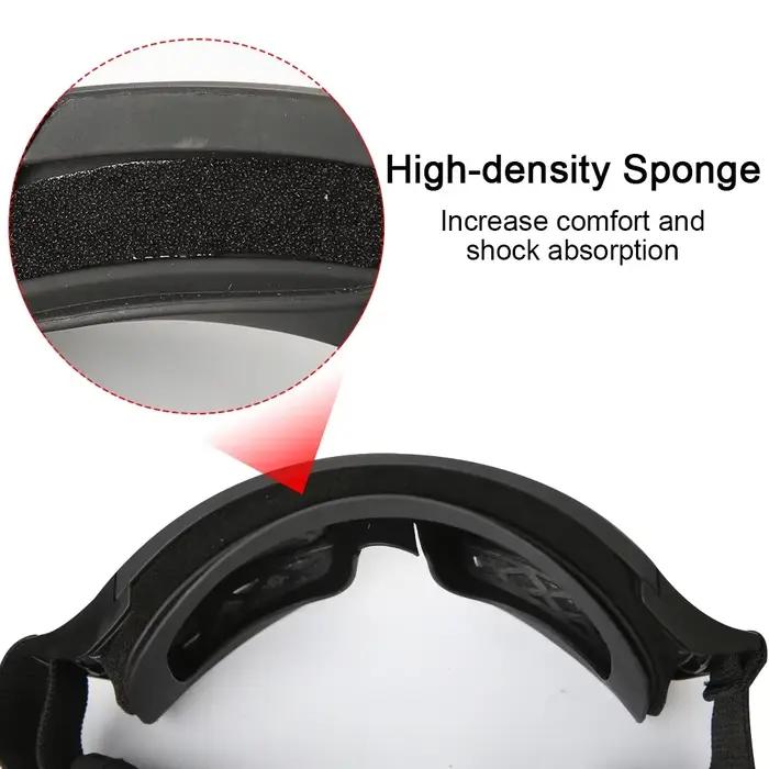 Nouveau Lunettes tactiques Airsoft 3 lentilles coupe-vent anti-poussière tir Motocross moto