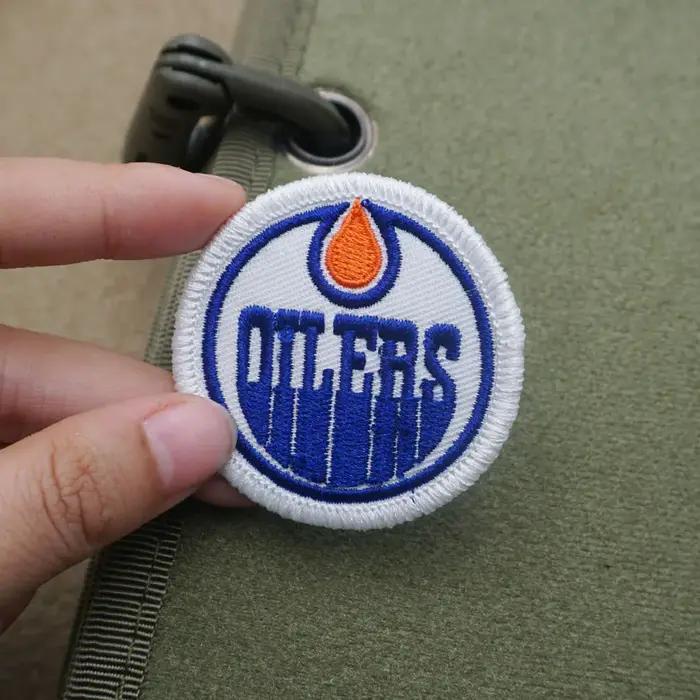 Logo de l'équipe canadienne de hockey sur glace avec crochets, patchs d'aviation tactiques militaire