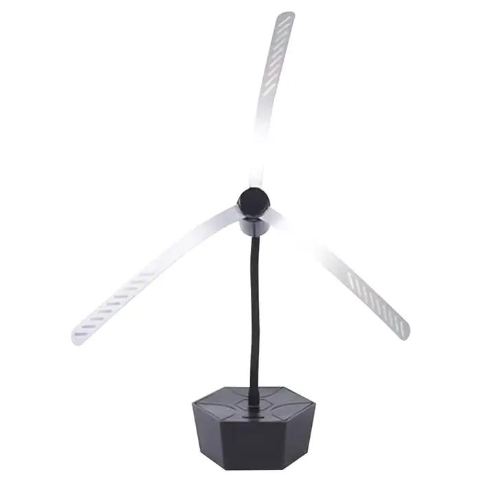 Ventilateur anti-mouches pour tables avec pales holographiques – Éloigne les mouches des aliments –